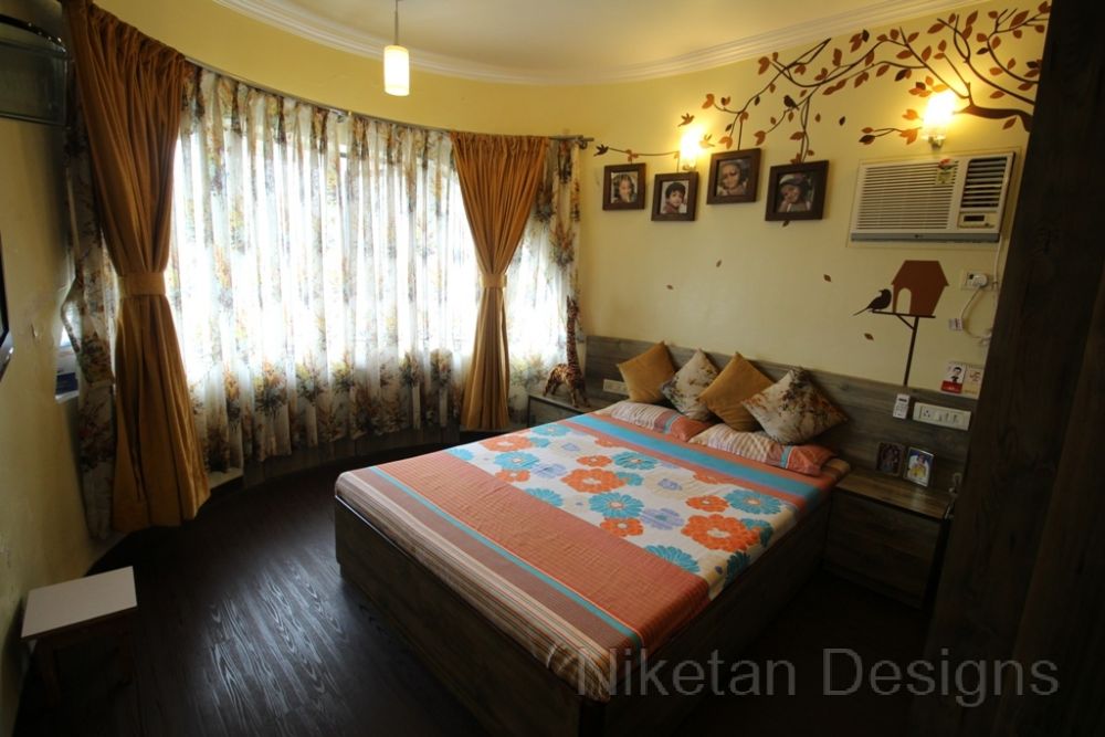 Niketan's design idea for master bedroom